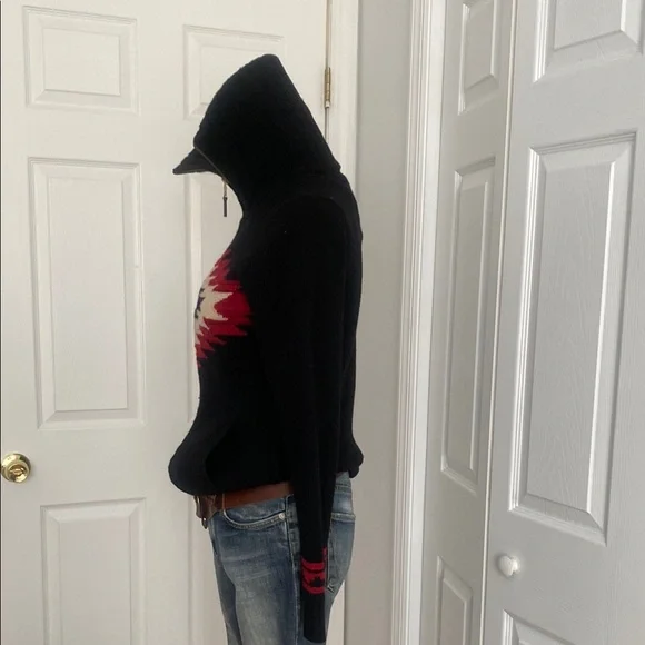 LRL Lauren Jeans Co. Lambs Wool Zip-Up Sweater - Picture 3 of 7